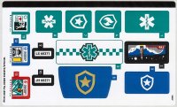 LEGO part Sticker Sheet for Set 60371 - (10101463/6420306) 60371stk01