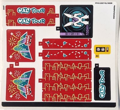 LEGO part Sticker Sheet for Set 60407 - (10107610/6480904) (60407stk01)