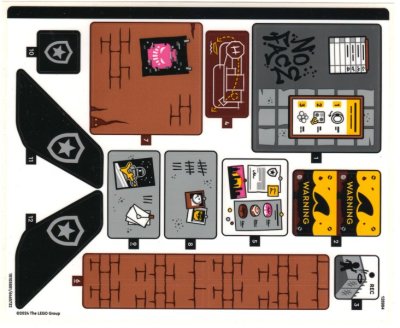 LEGO part Sticker Sheet for Set 60419 - (10105881/6465732) (60419stk01)