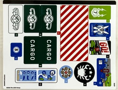 LEGO part Sticker Sheet for Set 60422 - (10107609/6480903) (60422stk01)