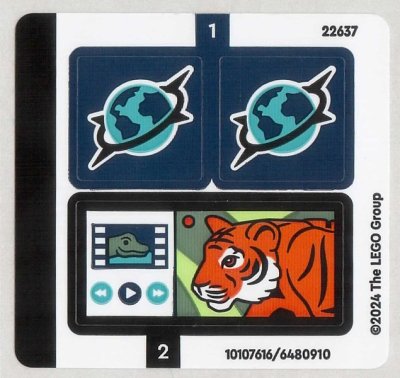 LEGO part Sticker Sheet for Set 60426 - (10107616/6480910) (60426stk01)