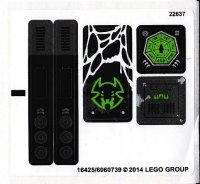 LEGO part Sticker Sheet for Set 70130 - (16425/6060739) 70130stk01