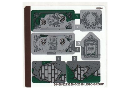 LEGO part Sticker Sheet for Set 70420 - (60468/6273250) (70420stk01)