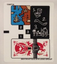 LEGO part Sticker Sheet for Set 70591 - North American Version - (26317/6147722) 70591stk01b
