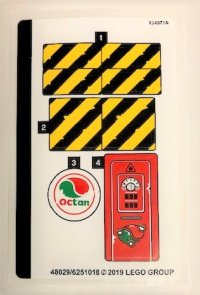 LEGO part Sticker Sheet for Set 70823 - (48029/6251018) 70823stk01