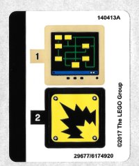 LEGO part Sticker Sheet for Set 70900 - (29677/6174920) 70900stk01