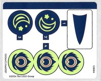 LEGO part Sticker Sheet for Set 71476 - (10106417/6469357) 71476stk01