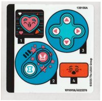 LEGO part Sticker Sheet for Set 71490 - (10110958/6523378) 71490stk01
