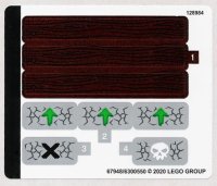 LEGO part Sticker Sheet for Set 71717 - (67948/6300550) 71717stk01