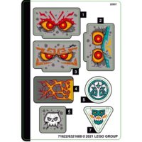 LEGO part Sticker Sheet for Set 71747 - (71622/6321688) 71747stk01
