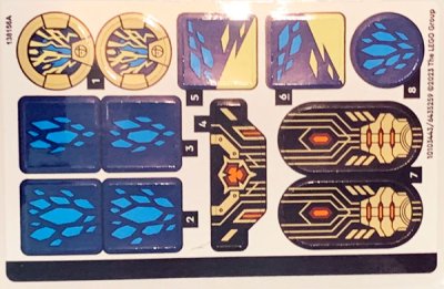LEGO part Sticker Sheet for Set 71796 - (10103443/6435259) (71796stk01)