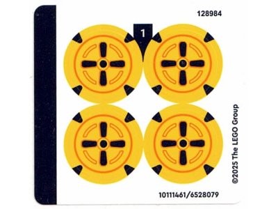 LEGO part Sticker Sheet for Set 72032 - (10111461/6528079) (72032stk01)