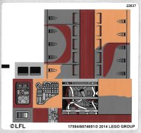 LEGO part Sticker Sheet for Set 75052 - International Version - (17594/6074051) 75052stk01a