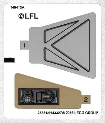 LEGO part Sticker Sheet for Set 75139 - International Version - (25851/6143327) (75139stk01a)