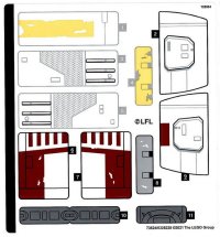LEGO part Sticker Sheet for Set 75301 - (73624/6328228) 75301stk01