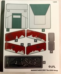 LEGO onderdeel Sticker Sheet for Set 75312 - (84200/6374486) 75312stk01