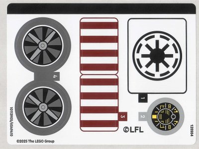 LEGO part Sticker Sheet for Set 75432 - (10113905/6549410) (75432stk01)