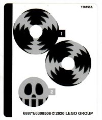 LEGO part Sticker Sheet for Set 75549 - (68871/6308506) 75549stk01