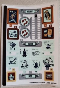LEGO part Sticker Sheet for Set 75551 - (68874/6308511) 75551stk01