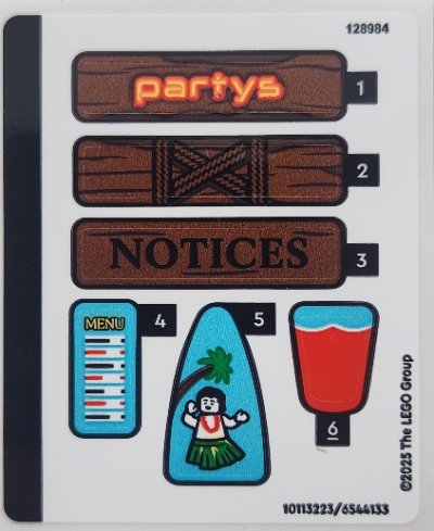 LEGO part Sticker Sheet for Set 75636 - (10113223/6544133) (75636stk01)