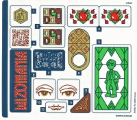 LEGO part Sticker Sheet for Set 75684 - (10109917/6510435) 75684stk01