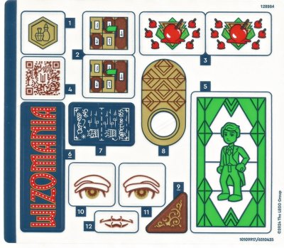 LEGO part Sticker Sheet for Set 75684 - (10109917/6510435) (75684stk01)