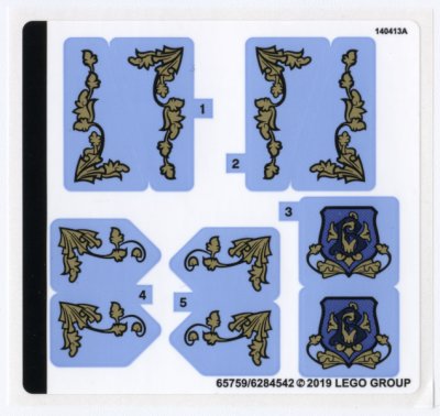 LEGO part Sticker Sheet for Set 75958 - (65759/6284542) (75958stk01)