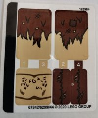 LEGO part Sticker Sheet for Set 75967 - (67842/6299844) 75967stk01