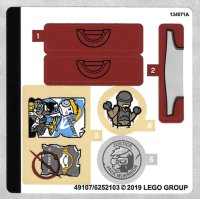 LEGO part Sticker Sheet for Set 75972 - (49107/6252103) 75972stk01