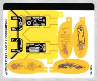 LEGO part Sticker Sheet for Set 76080 - (32940/6185687) 76080stk01