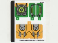 LEGO part Sticker Sheet for Set 76198 - (77260/6336909) 76198stk01