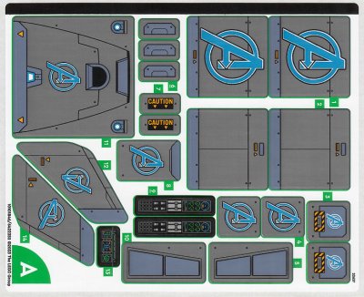 LEGO part Sticker Sheet for Set 76248, Sheet 1 - (10101846/6422252) (76248stk01)
