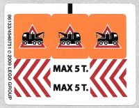 LEGO part Sticker Sheet for Set 7638 - (86133/4548751) 7638stk01