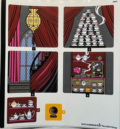 LEGO part Sticker Sheet for Set 76396 - (91671/6380096) (76396stk01)