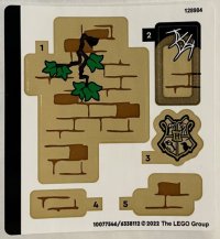 LEGO part Sticker Sheet for Set 76401 - (10077546/6338112) 76401stk01