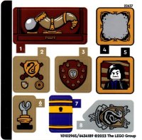 LEGO part Sticker Sheet for Set 76410 - (10102965/6434189) 76410stk01