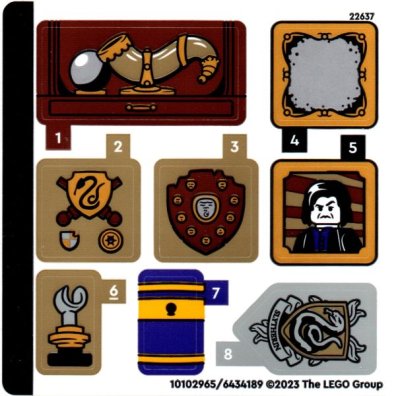 LEGO part Sticker Sheet for Set 76410 - (10102965/6434189) (76410stk01)