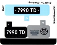LEGO part Sticker Sheet for Set 76424 - (10106264/6468042) 76424stk01