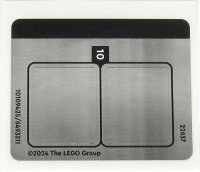 LEGO part Sticker Sheet for Set 76435, Sheet 2, Mirrored - (10109425/6493311) 76435stk02