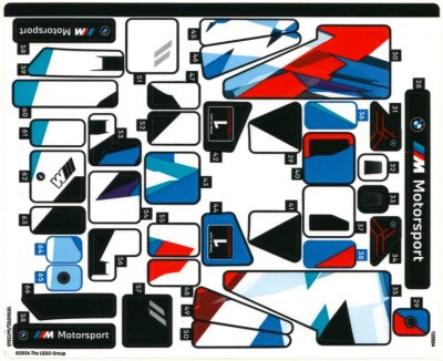 LEGO part Sticker Sheet for Set 76922, Sheet 2 - (10106782/6472363) (76922stk02)
