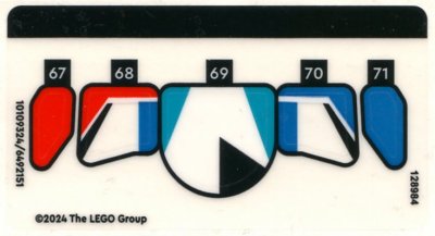 LEGO part Sticker Sheet for Set 76922, Sheet 3 - (10109324/6492151) (76922stk03)