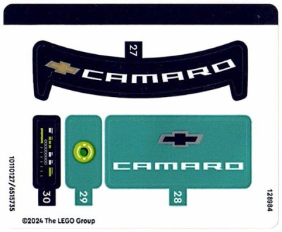 LEGO part Sticker Sheet for Set 76935, Sheet 2 - (10110127/6515735) (76935stk02)