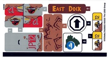LEGO part Sticker Sheet for Set 76958 - (10103484/6435832) (76958stk01)