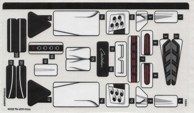 LEGO part Sticker Sheet for Set 77240 - (10113745/6548397) (77240stk01)