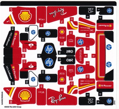 LEGO part Sticker Sheet for Set 77242 - International Version - (10115308/6581075) (77242stk01a)