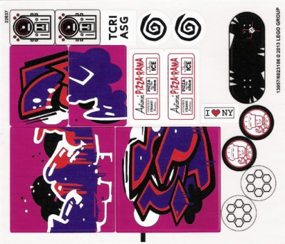 LEGO part Sticker Sheet for Set 79104 - (13057/6023186) (79104stk01)