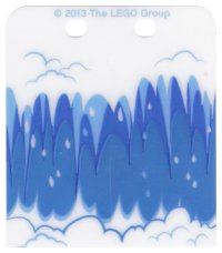 LEGO part Plastic Part for Set 79110 - Waterfall with White Foam Pattern 79110pls01