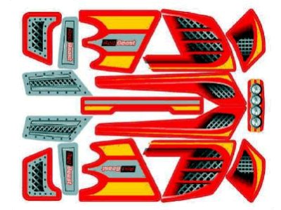 LEGO part Sticker Sheet for Set 8378 (8378stk01)