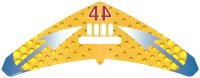 LEGO part Paper Part for Sets 1435 and 4612 - Plastic Laminated Hang Glider Wing multippr05