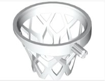 LEGO part Sports Basketball Net with Axle (11641)